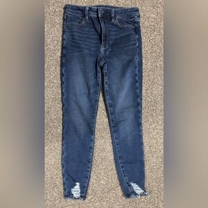 AE NEXT LEVEL STRETCH Dark Blue Skinny Jeans